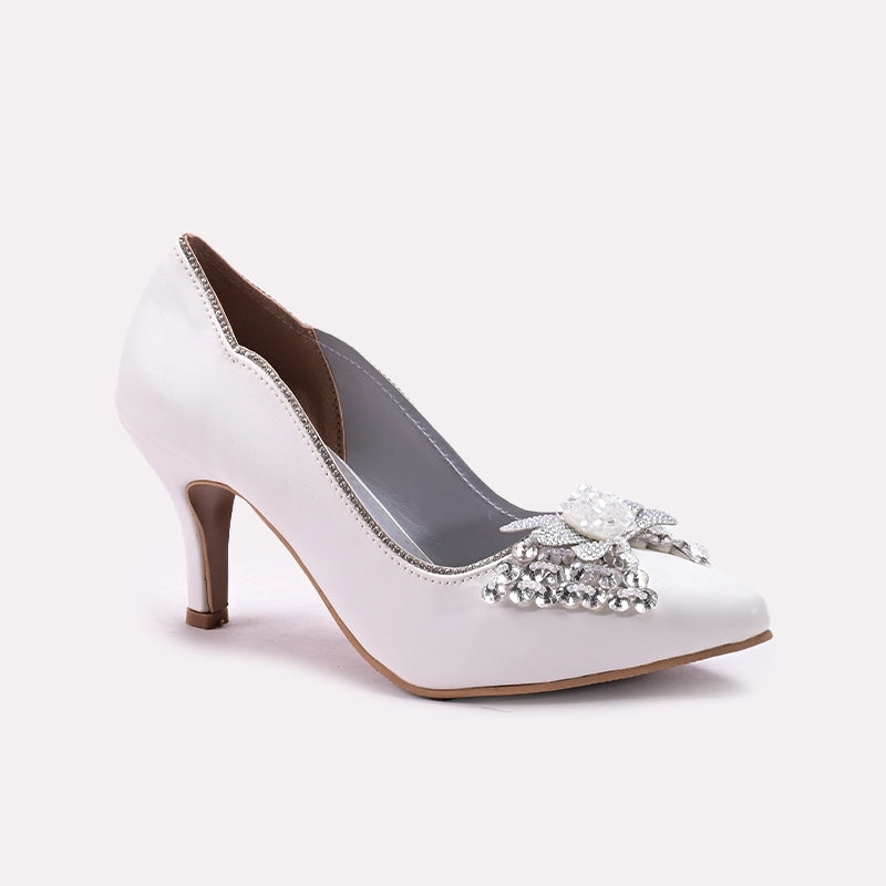 Bridal Court Shoes White 0450067