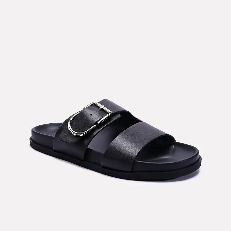 Black Casual Slides For Men 0151108