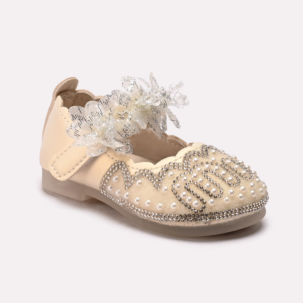 Girl Fancy Pumps Fawn 0710727