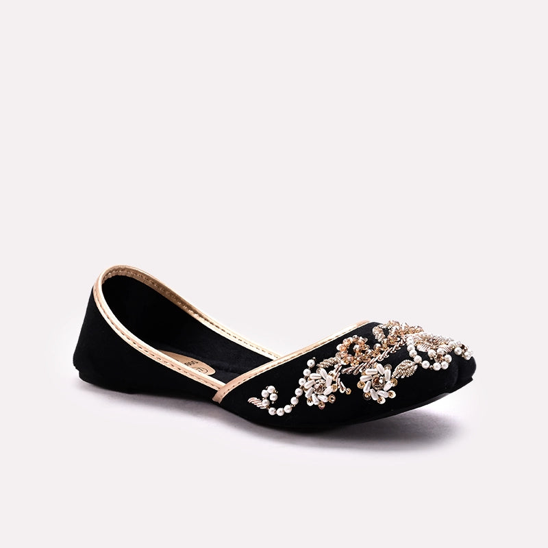 Fancy Khussa Black 0460005