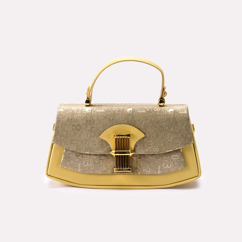 Casual Hand Bag Yellow 0322159