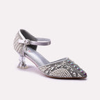 Bridal Court Shoes Silver 0450185
