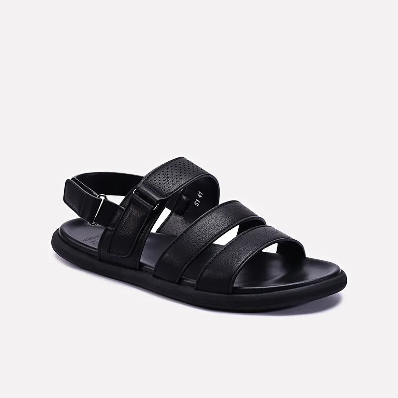 Black Casual Sandals For Men 0141229