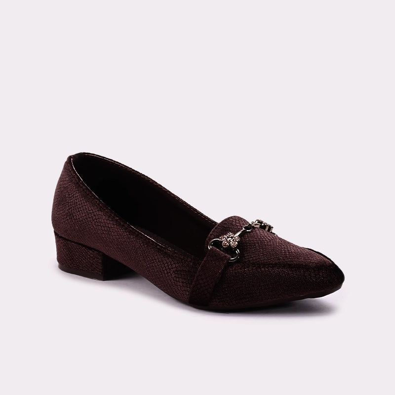 Fancy Court Shoes Brown 0431430