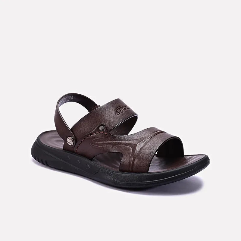 Brown Casual Sandals For Men