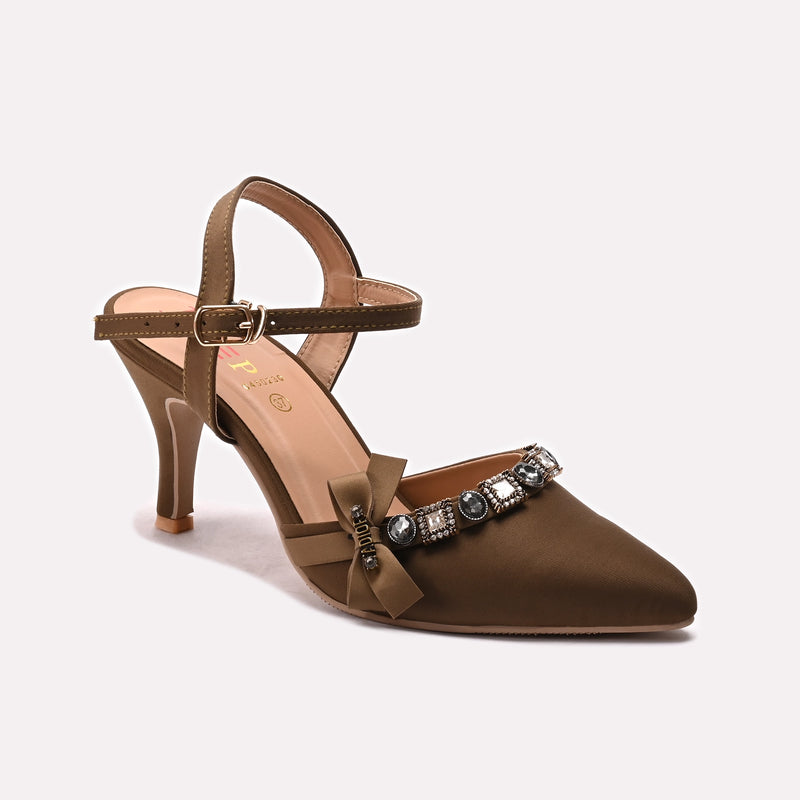 Fancy Court Shoes Brown 0450230