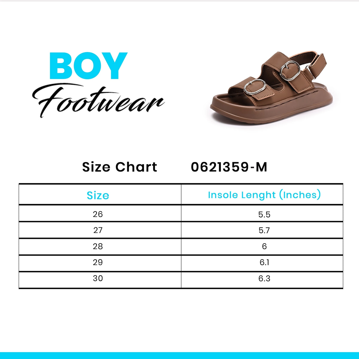 Boy Casual Sandal Brown 0621359