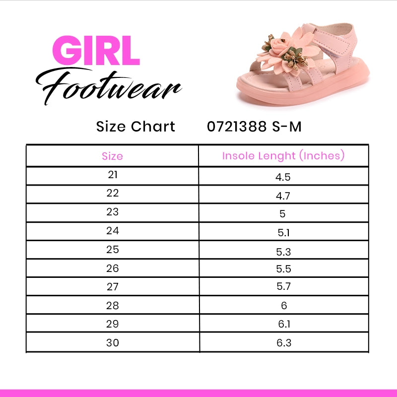 Girl Fancy Sandal Pink 0721388