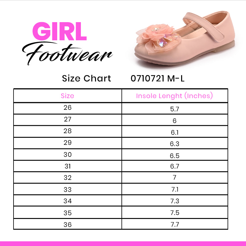Girl Casual Pumps Pink 0710721