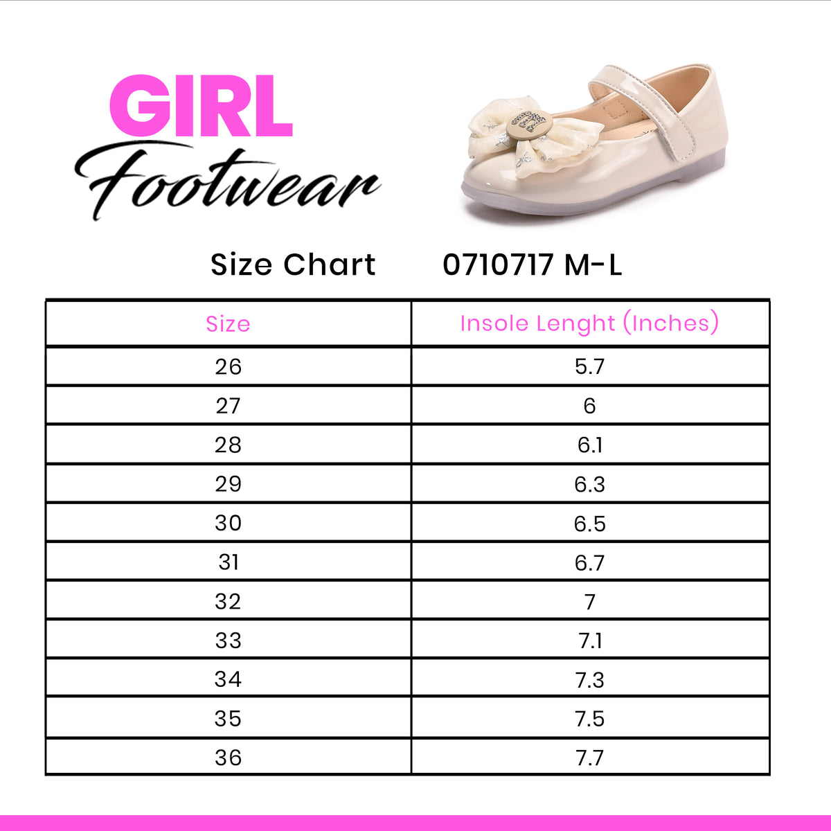Girl Casual Pumps Fawn 0710717