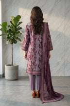 Neravia – 3 Piece Stitched Viscose Linen Suit 1512307