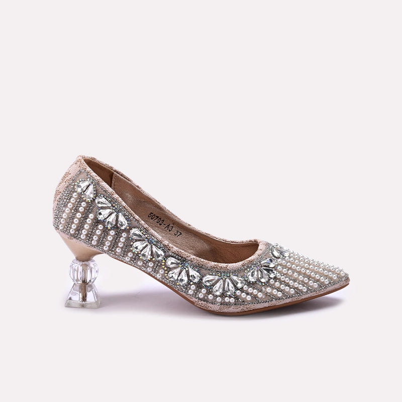 Bridal Court Shoes Golden 0450177