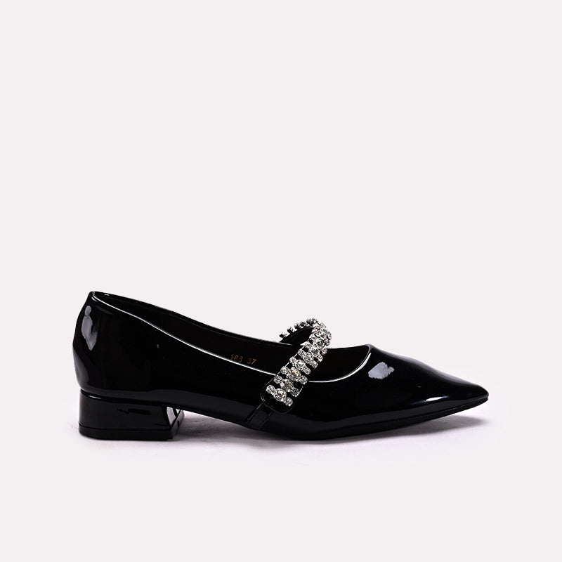 Fancy Court Shoes Black 0450153