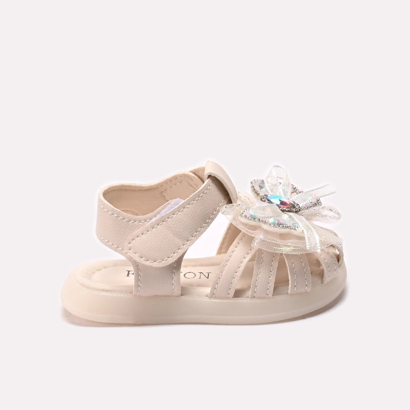Girl Fancy Sandal Fawn 0721392