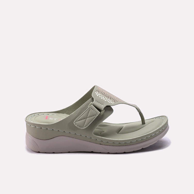 Casual Slipper Green 0413550