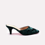 Fancy Court Shoes Green 0450108