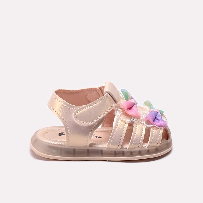 Girl Fancy Sandal Peach 0721390