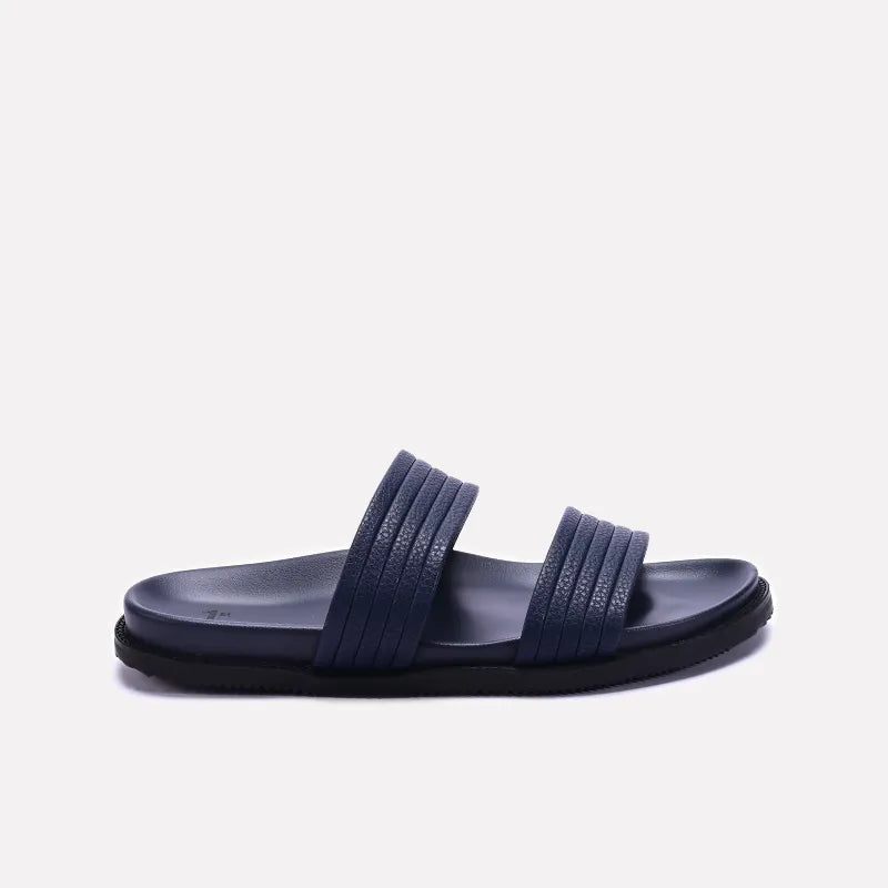 Blue Double Strap Slides 0151081