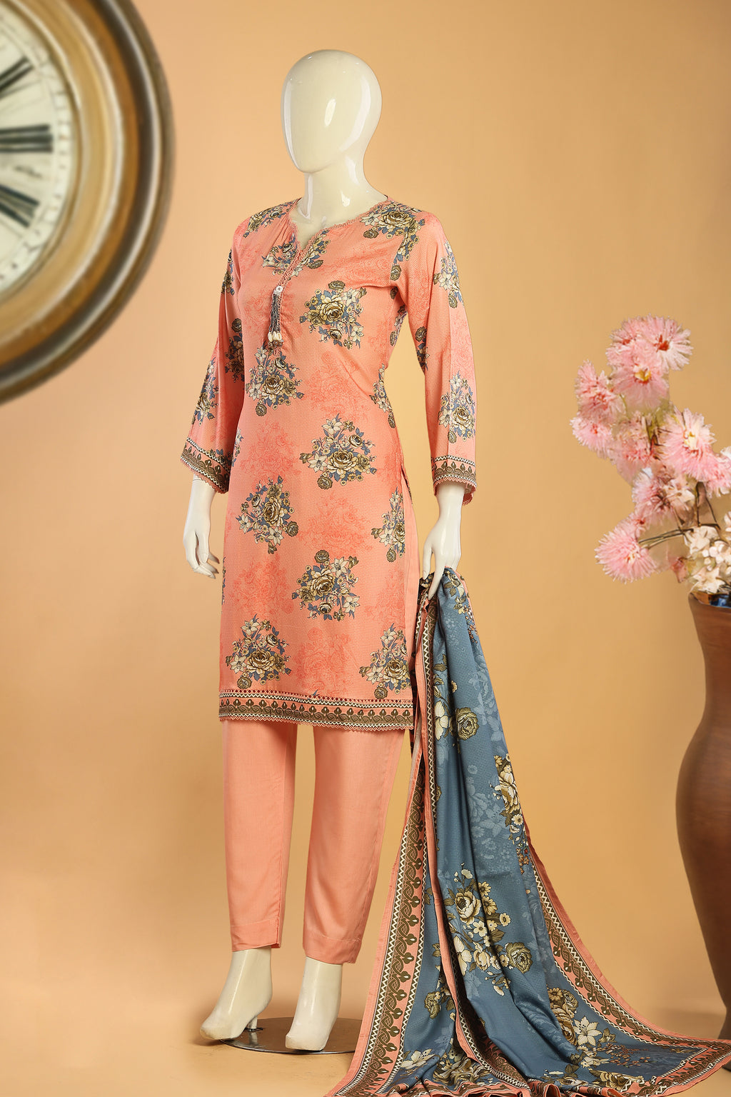 Aurora - 3 Piece Stitched Lawn Suit 15R1120