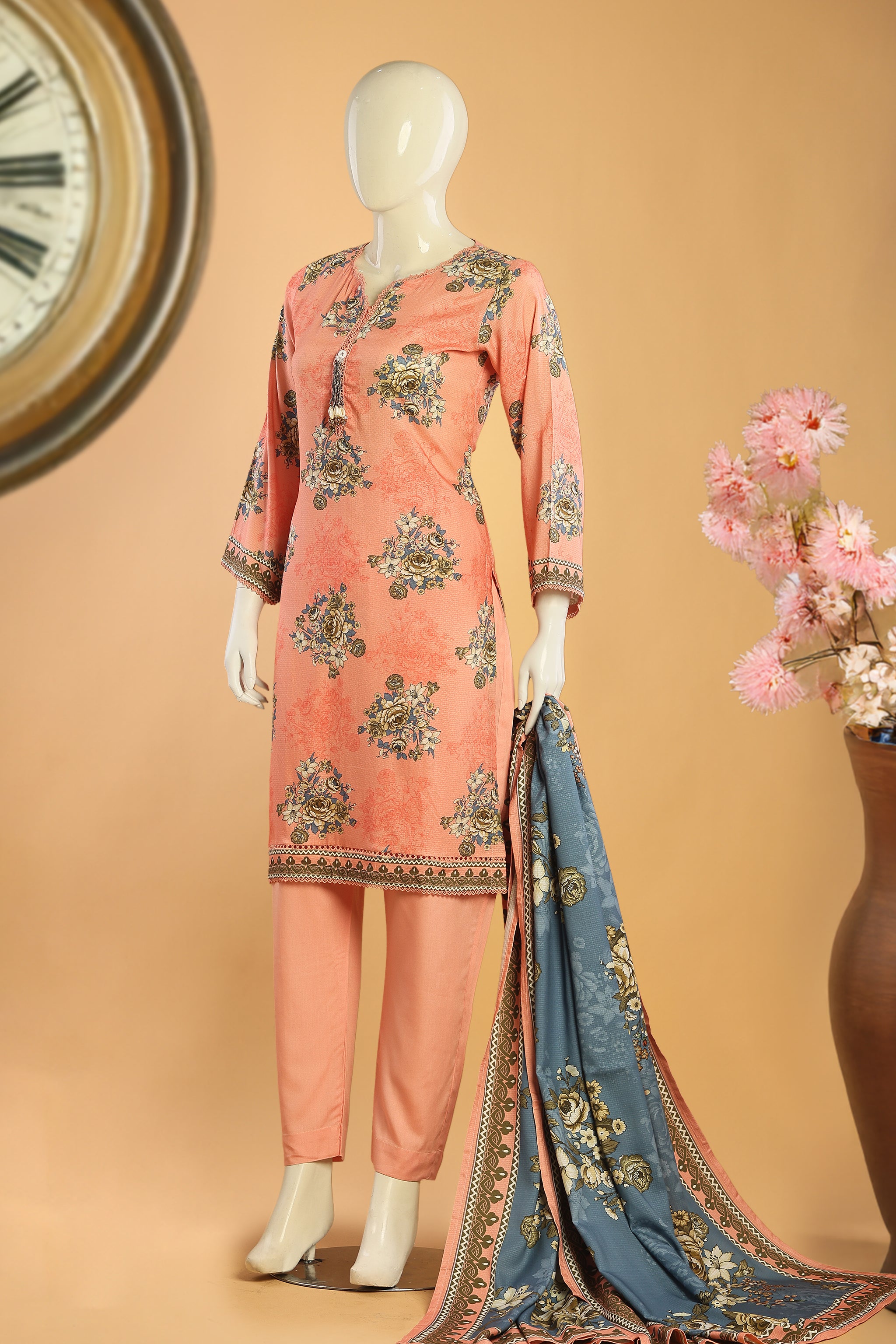Aurora - 3 Piece Stitched Lawn Suit 15R1120