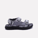 Gray Velcro Strap Sandals 0141182