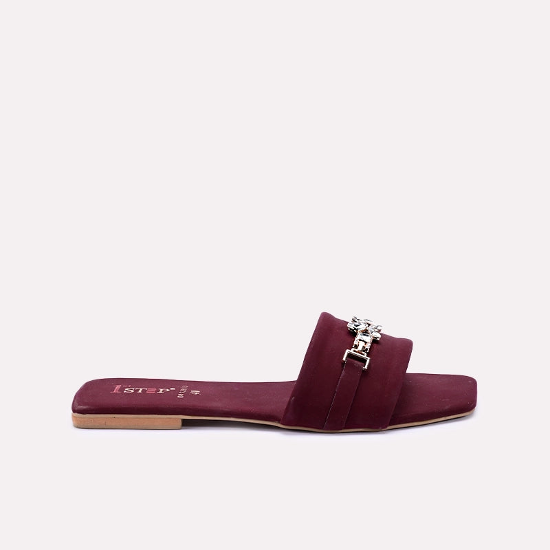 Fancy Slipper Maroon 0412819