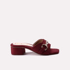 Baby Casual Slipper Maroon 0730389