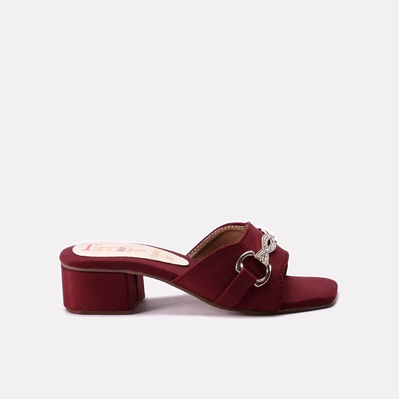 Baby Casual Slipper Maroon 0730389