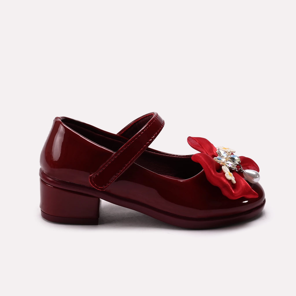Girl Fancy Pumps Red 0710725