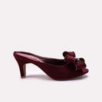 Fancy Court Shoes Maroon 0450061