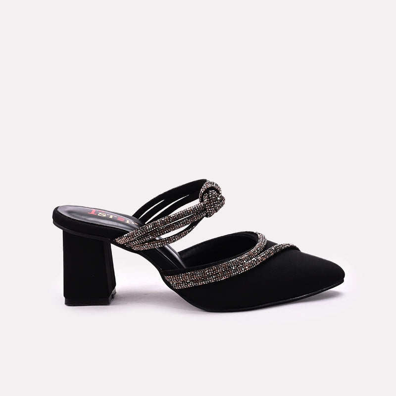 Fancy Court Shoes Black 0450107