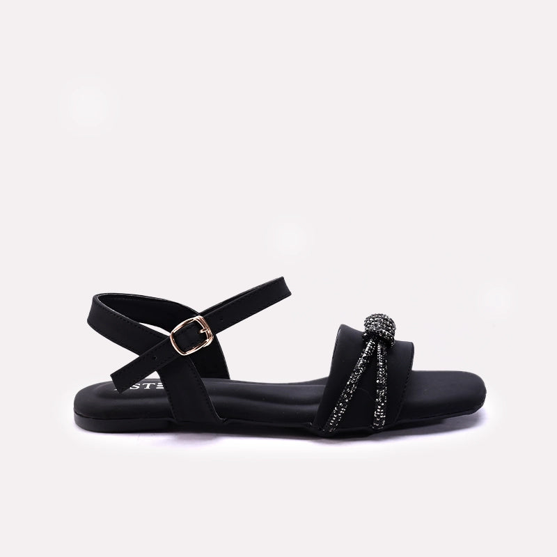 Black Fancy Sandals 0421399
