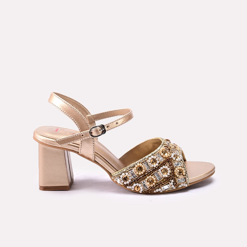 Fancy Sandal Golden 0421658