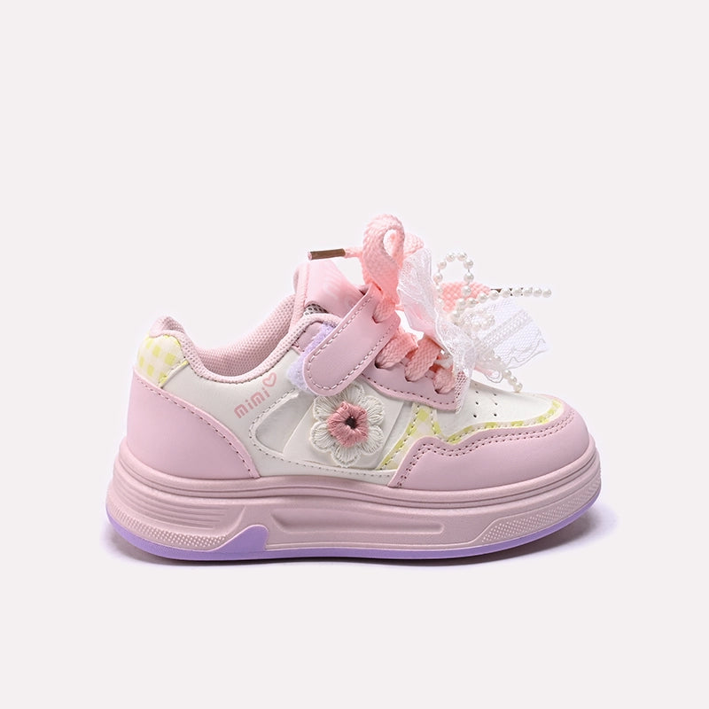 Girl Jogger Shoes Pink 0750586