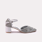 Bridal Court Shoes Silver 0450099