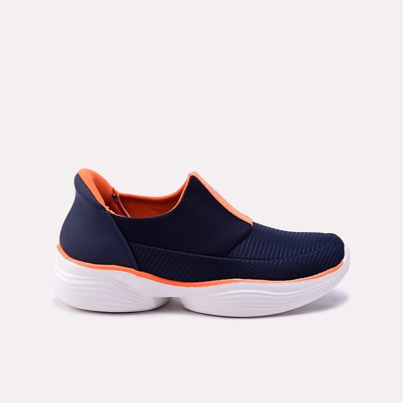 Womens Navy Blue Sneakers 0440854