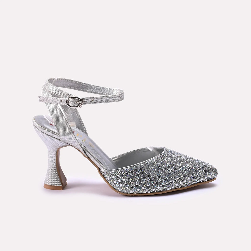Bridal Court Shoes Silver 0450147