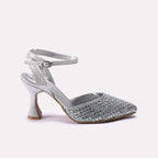 Bridal Court Shoes Silver 0450147