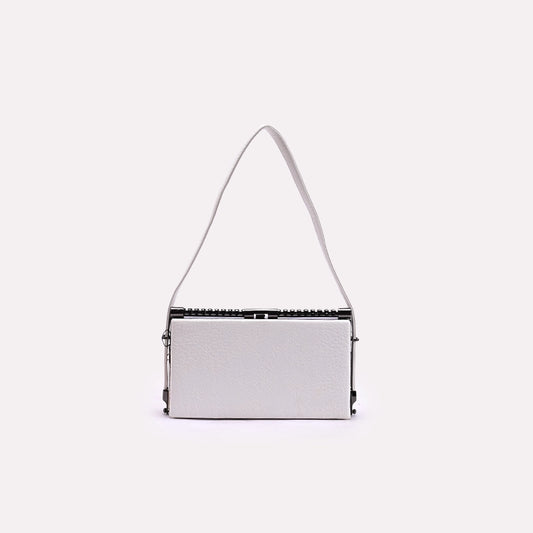 White Casual Hand Bags 0321967