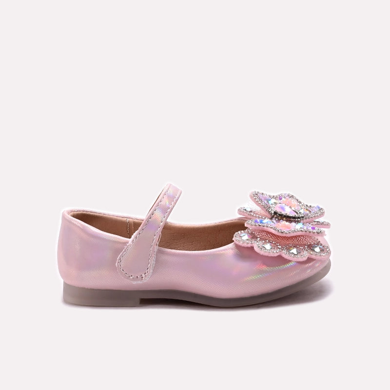 Baby Fancy Pumps Peach 710599