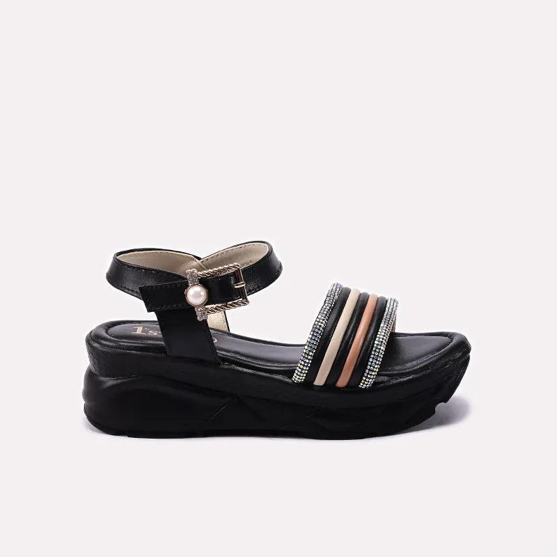 Black Fancy Sandal 0720820