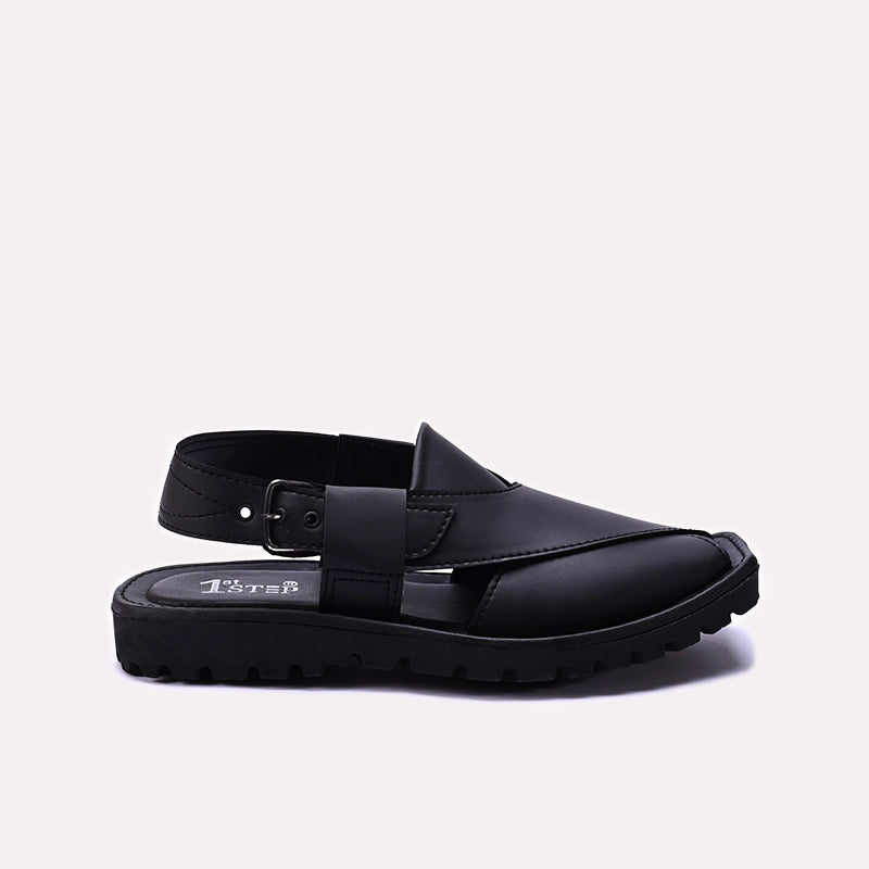 Peshawari Sandal Black 0141026