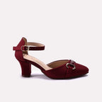 Casual Court Shoes Maroon 0450145