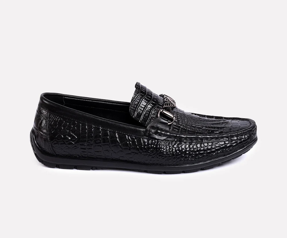 BLACK LOAFER SHOES 0130640