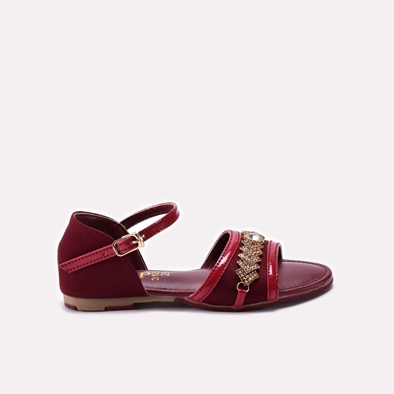Baby Fancy Sandal Maroon 0721177