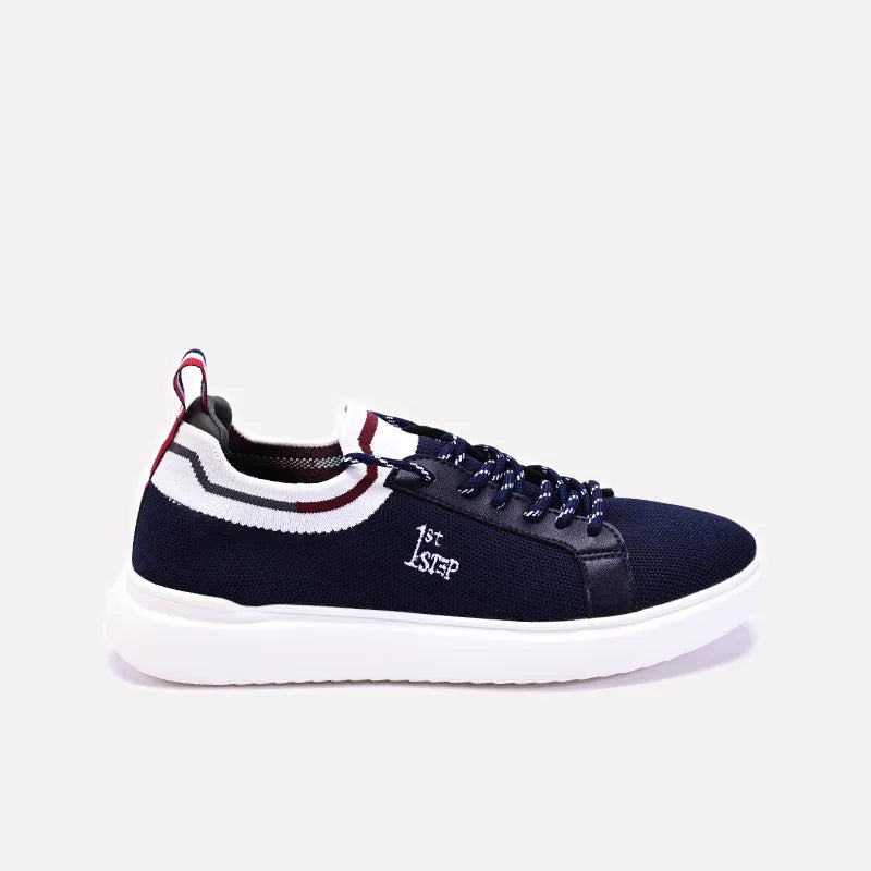 Blue Walking Sneakers For Men 0120546