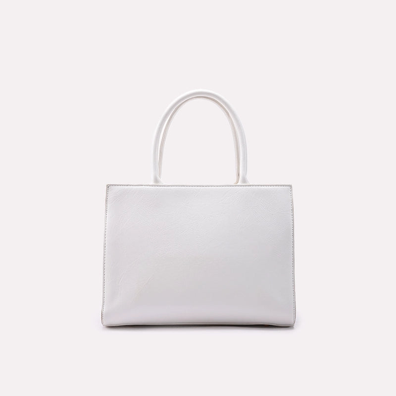 White Casual Shoulder Bags 0331368
