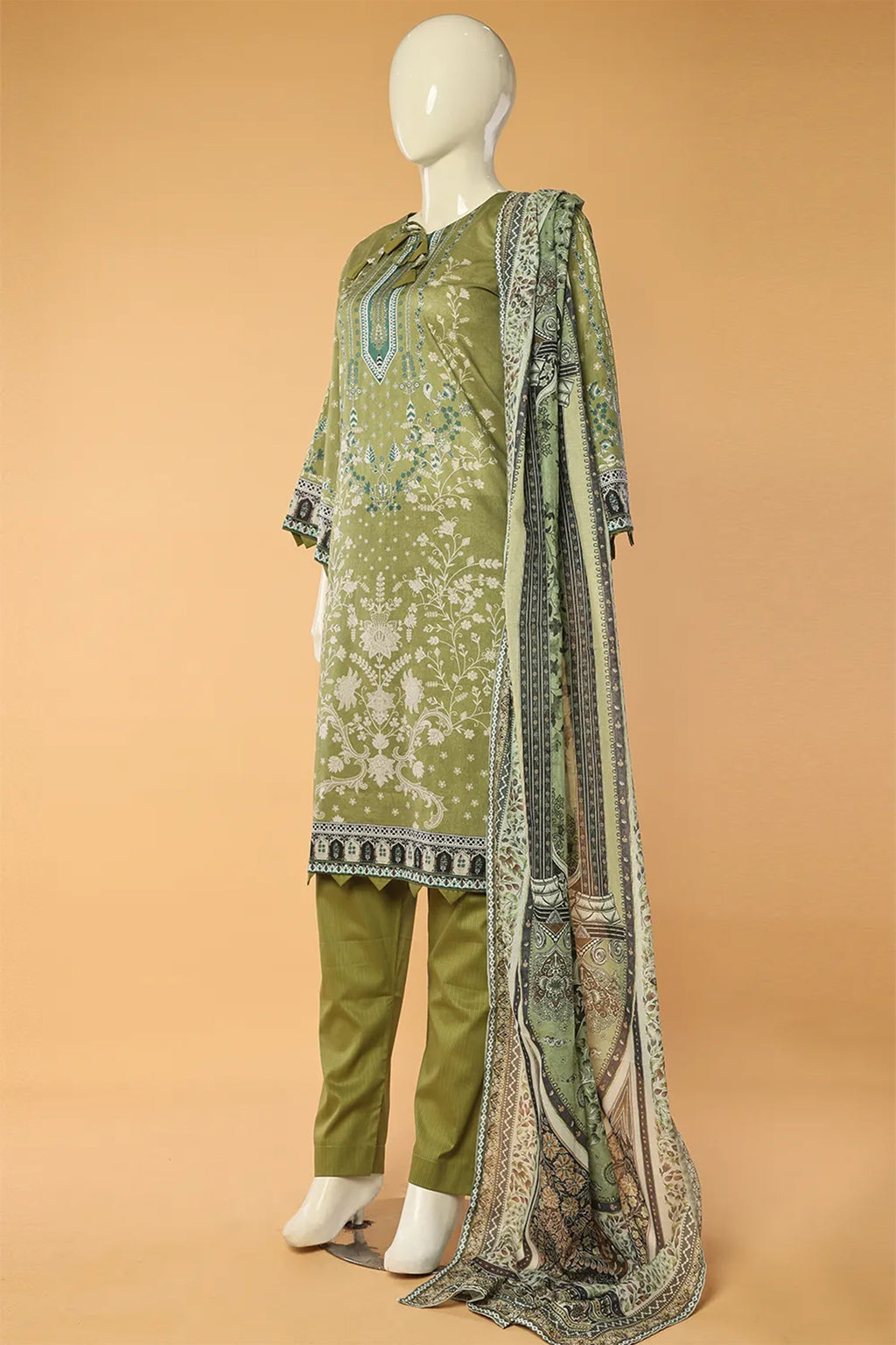 Aurelia - 3 Piece Stitched Lawn Suit 15D0108