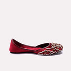 Fancy Khussa Maroon 0460019