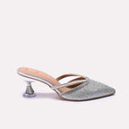 Fancy Court Shoes Silver 0450235